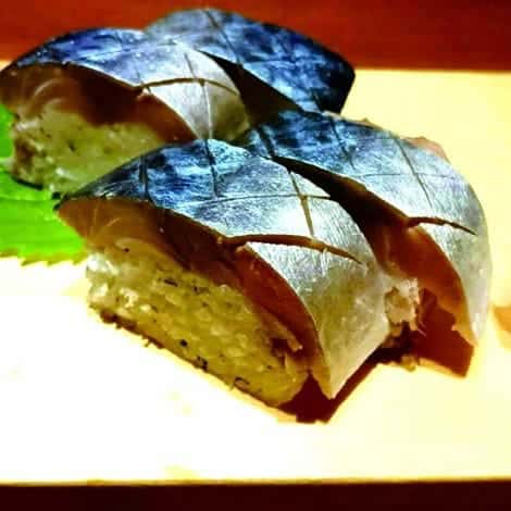 烤鲭鱼寿司8件