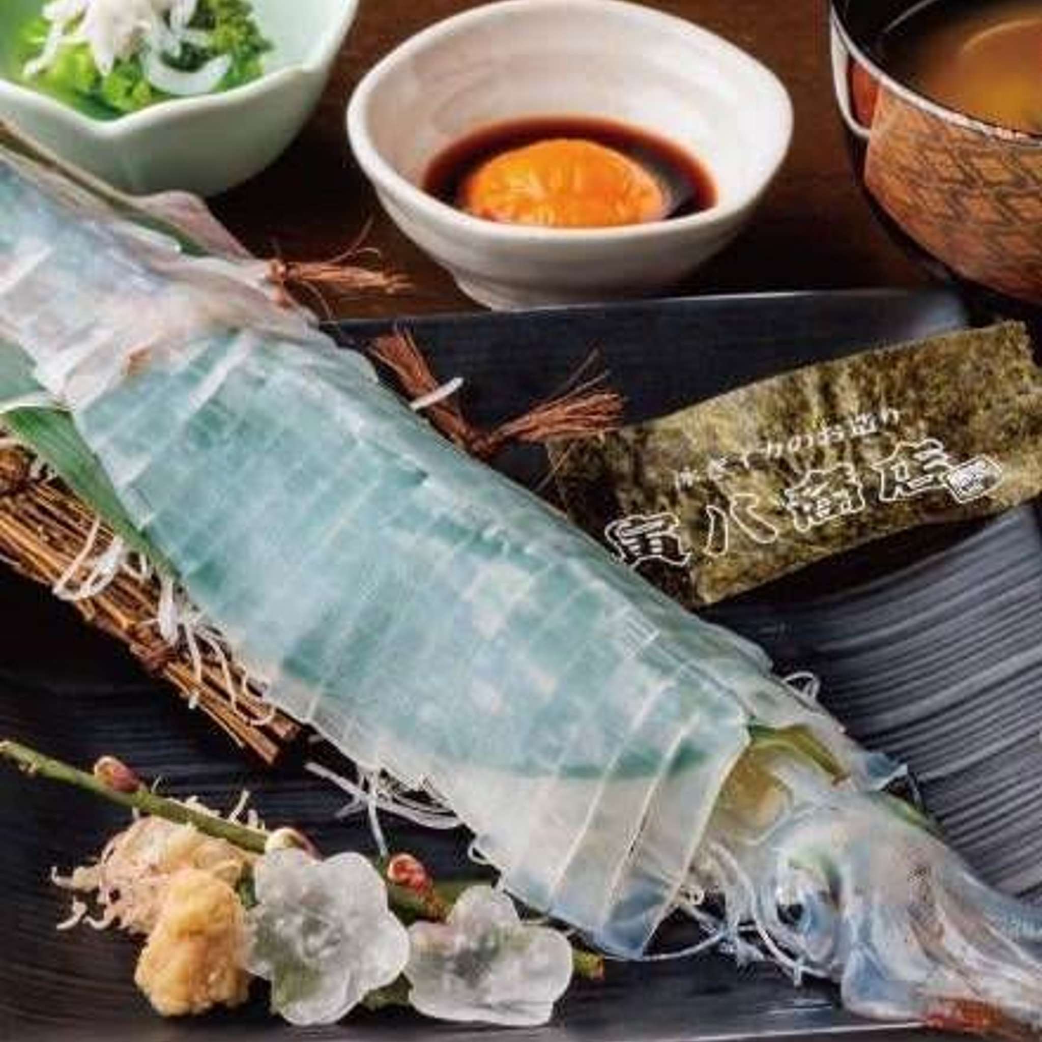 [Torahachi Shoten specialty dish] Eat swimming squid to your heart's content ``Fresh! Swimming squid figure-making gozen” 200g