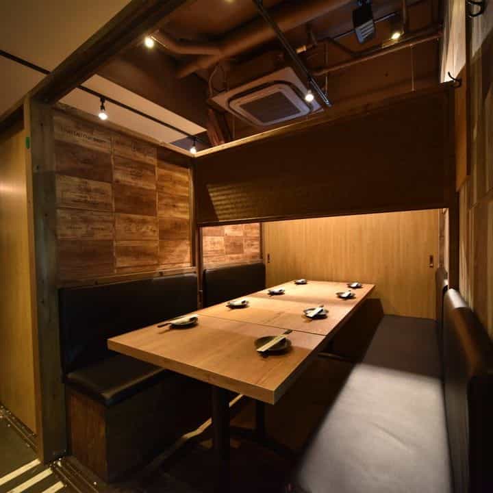 画像:全席個室でコロナ対策徹底してます。