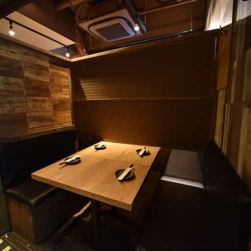 画像:【コロナ対策も万全】2名~4名様用のゆったり完全個室