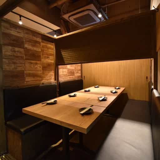 画像:【コロナ対策も万全】6名~8名様用のゆったり完全個室