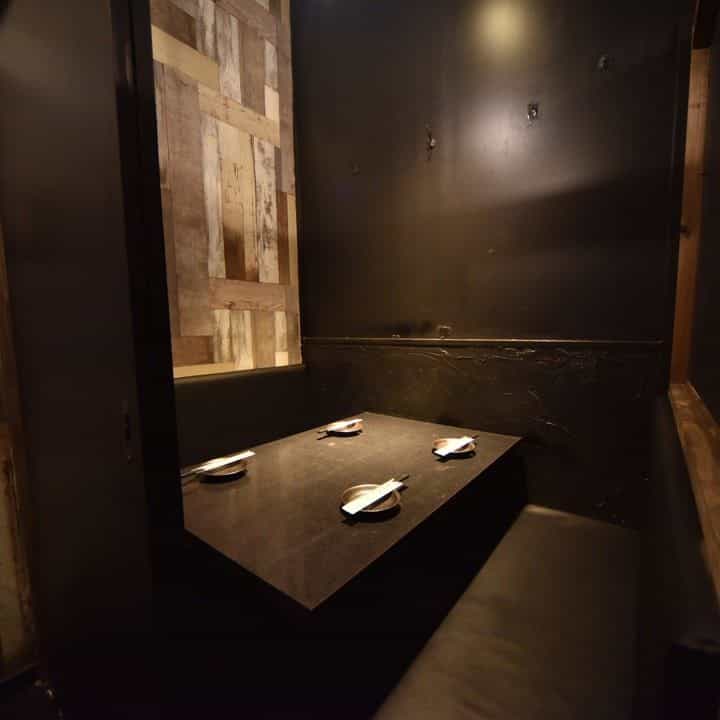 画像:プライベートが確保された完全個室