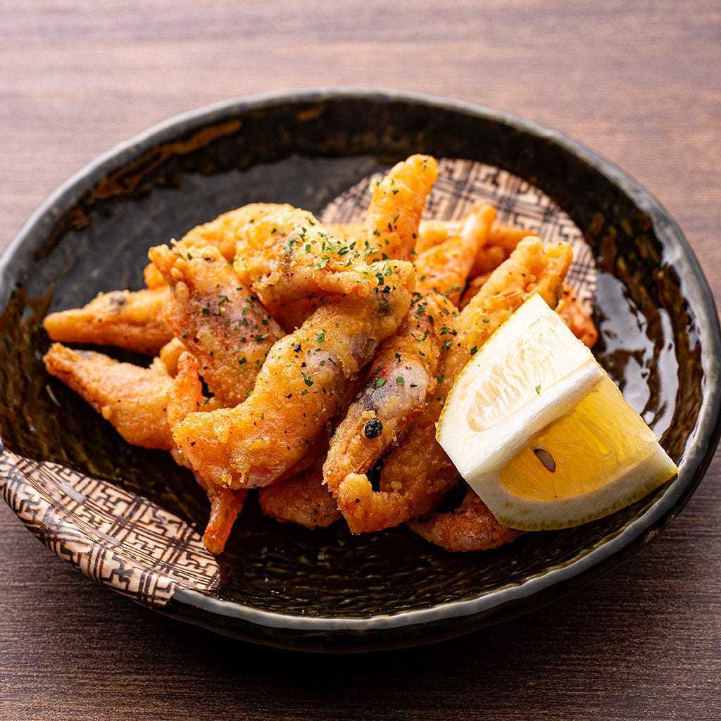 甘海老の唐揚げ