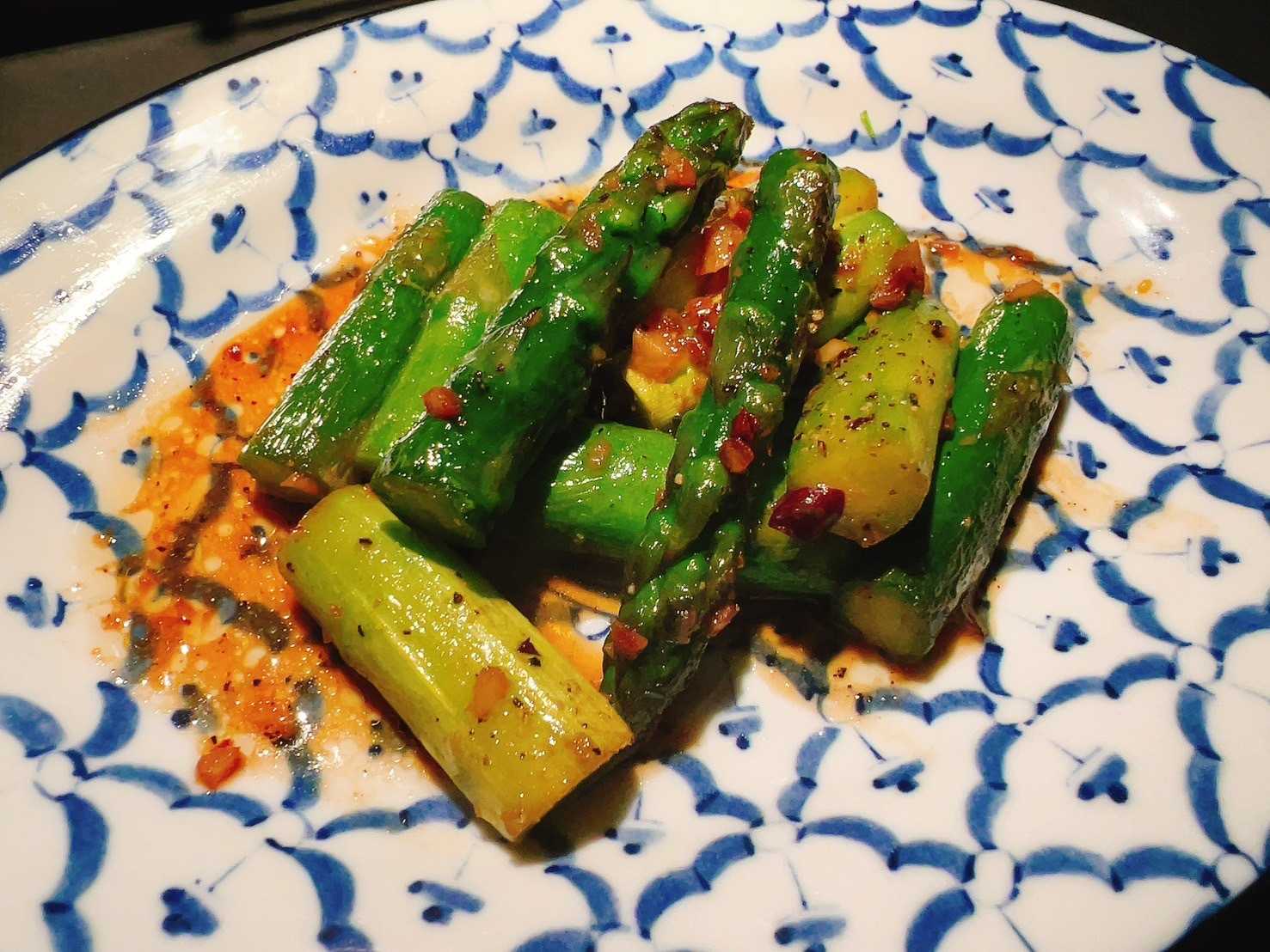 旬！アスパラにんにく炒め