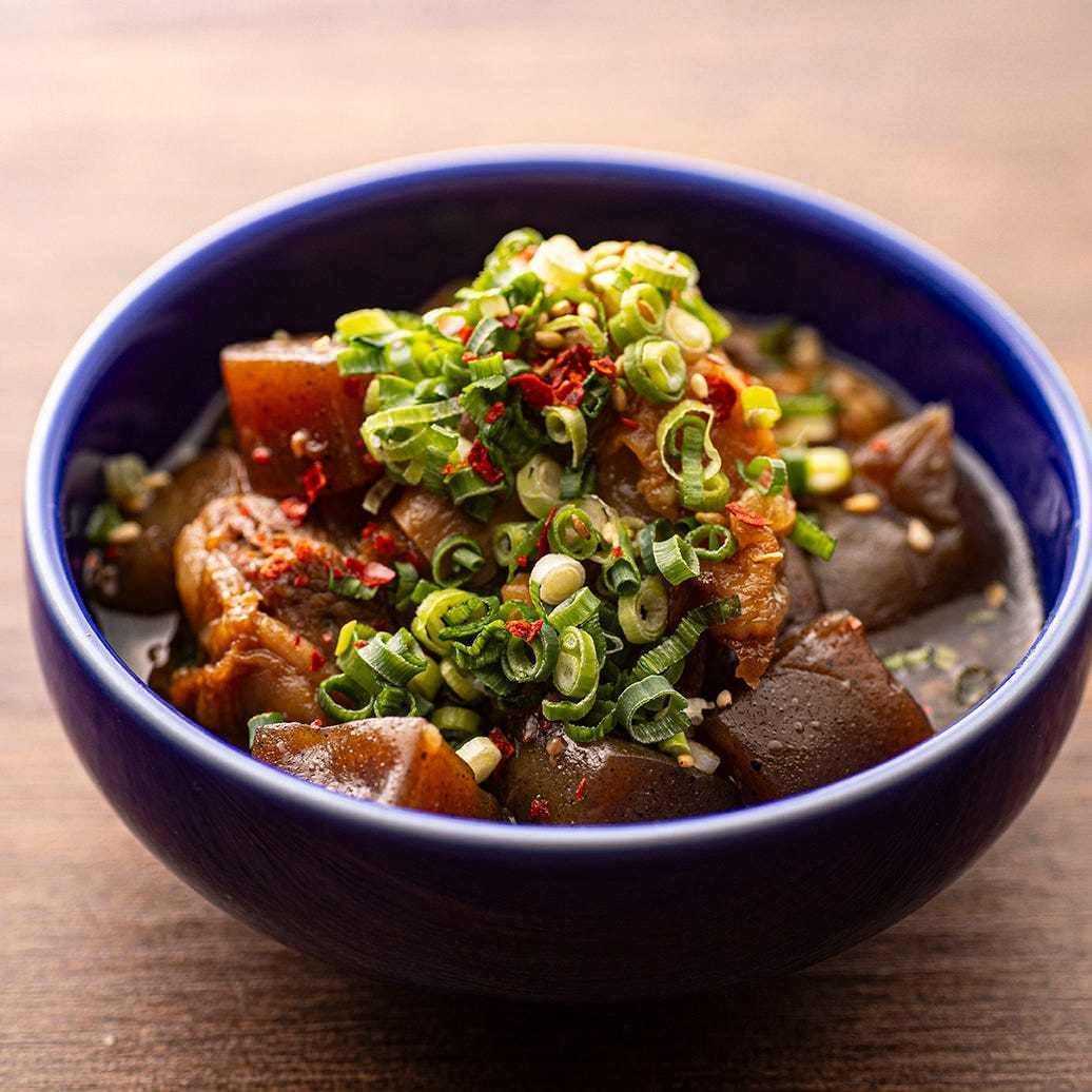 Braised beef tendon
