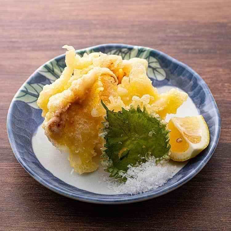 Squid legs tempura