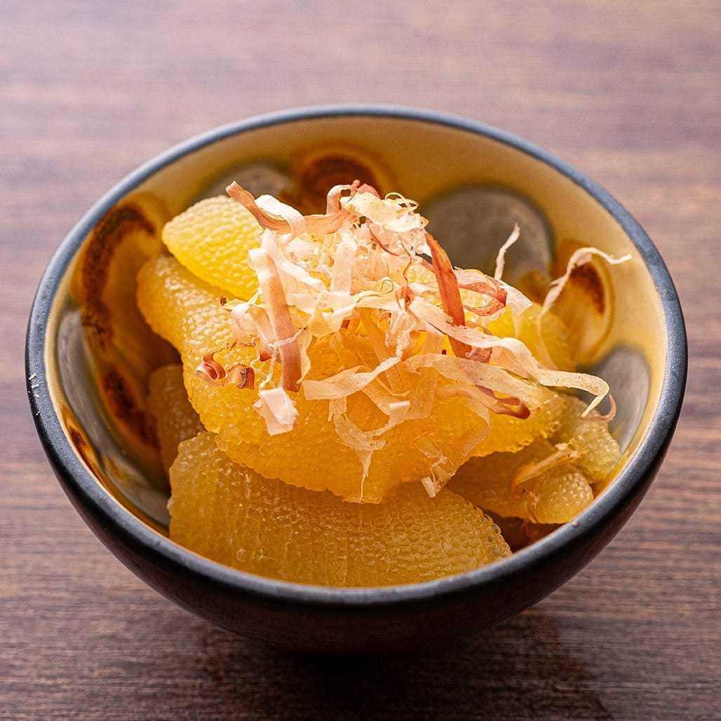 Herring roe and bonito flakes