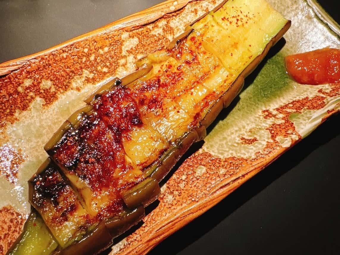 とろとろ赤茄子炭焼き