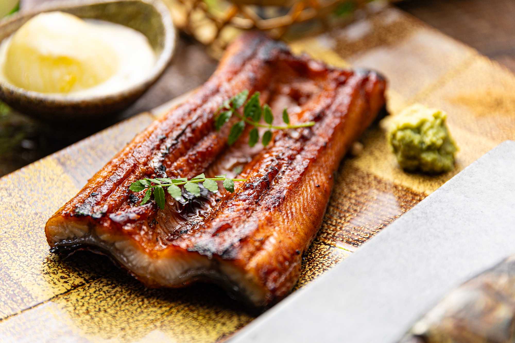 Extremely grilled eel