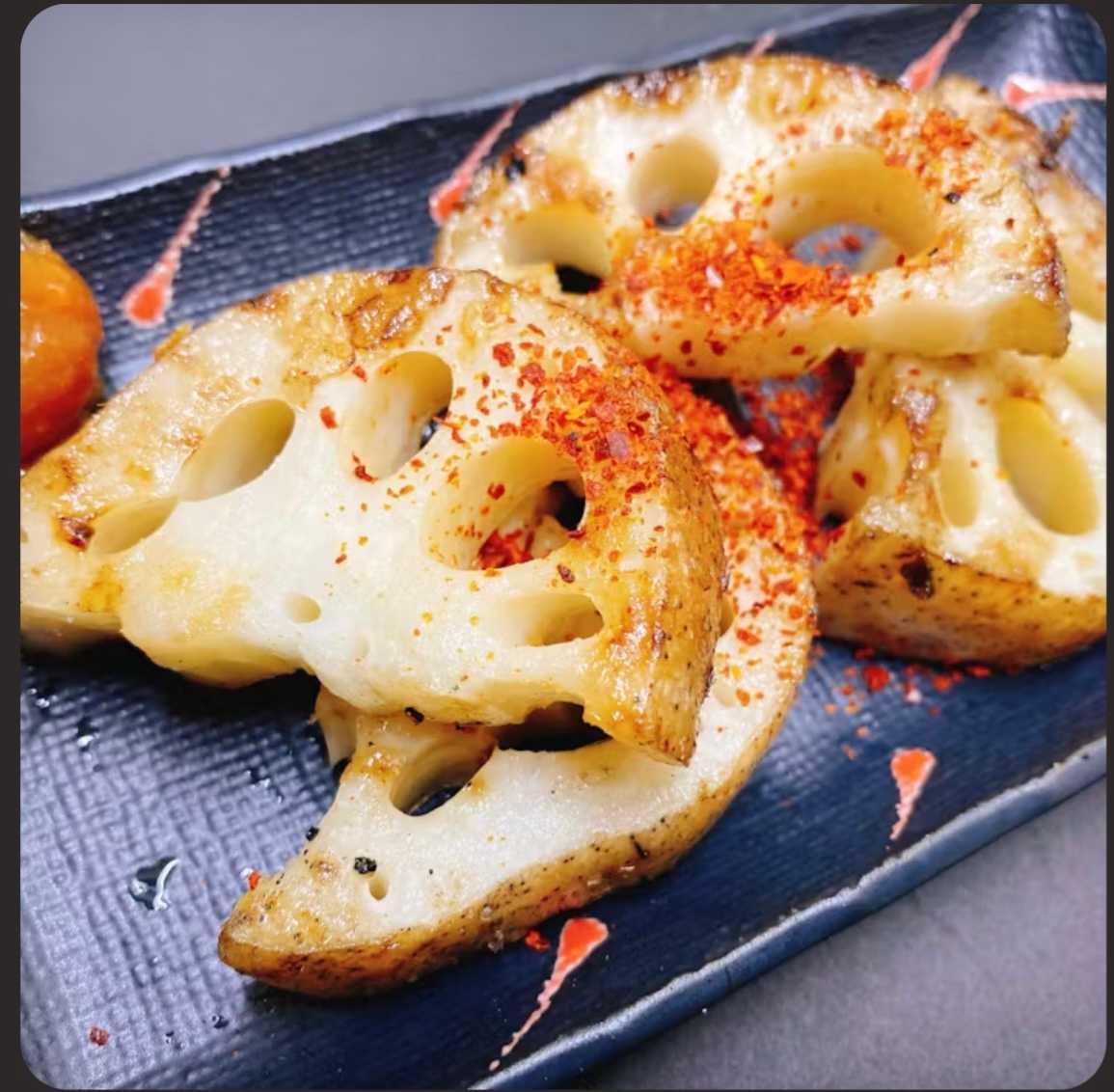 Lotus root garlic miso