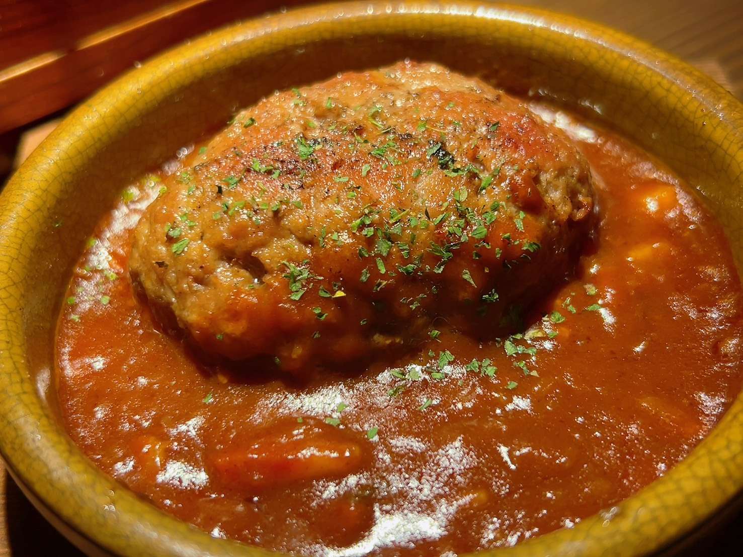 新名物　炭焼きハンバーグ