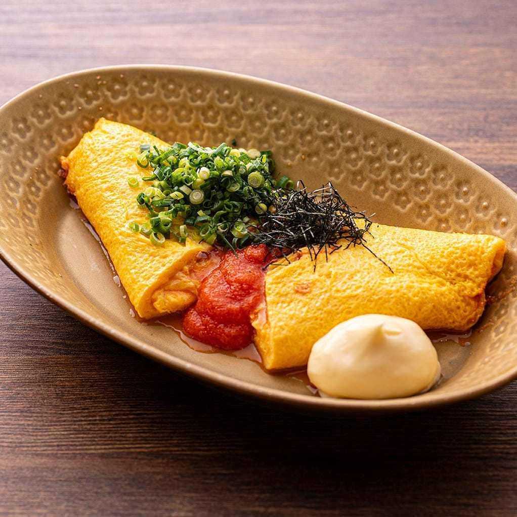 Mentaiko omelette