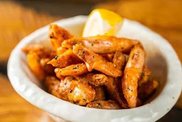 甘海老の唐揚げ