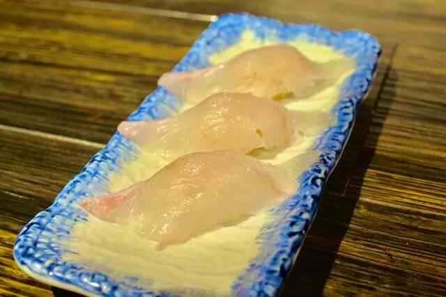  活ひらめ（3貫）