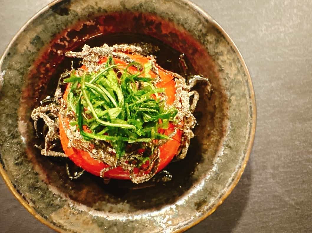 塩昆布トマト