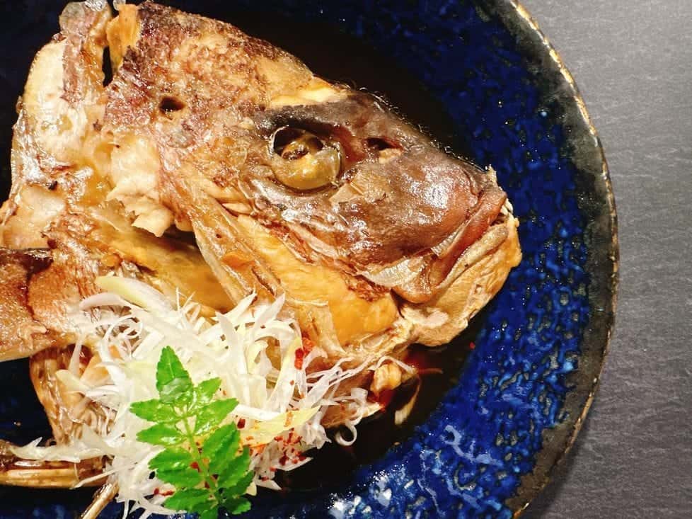 魚かまあら炊き