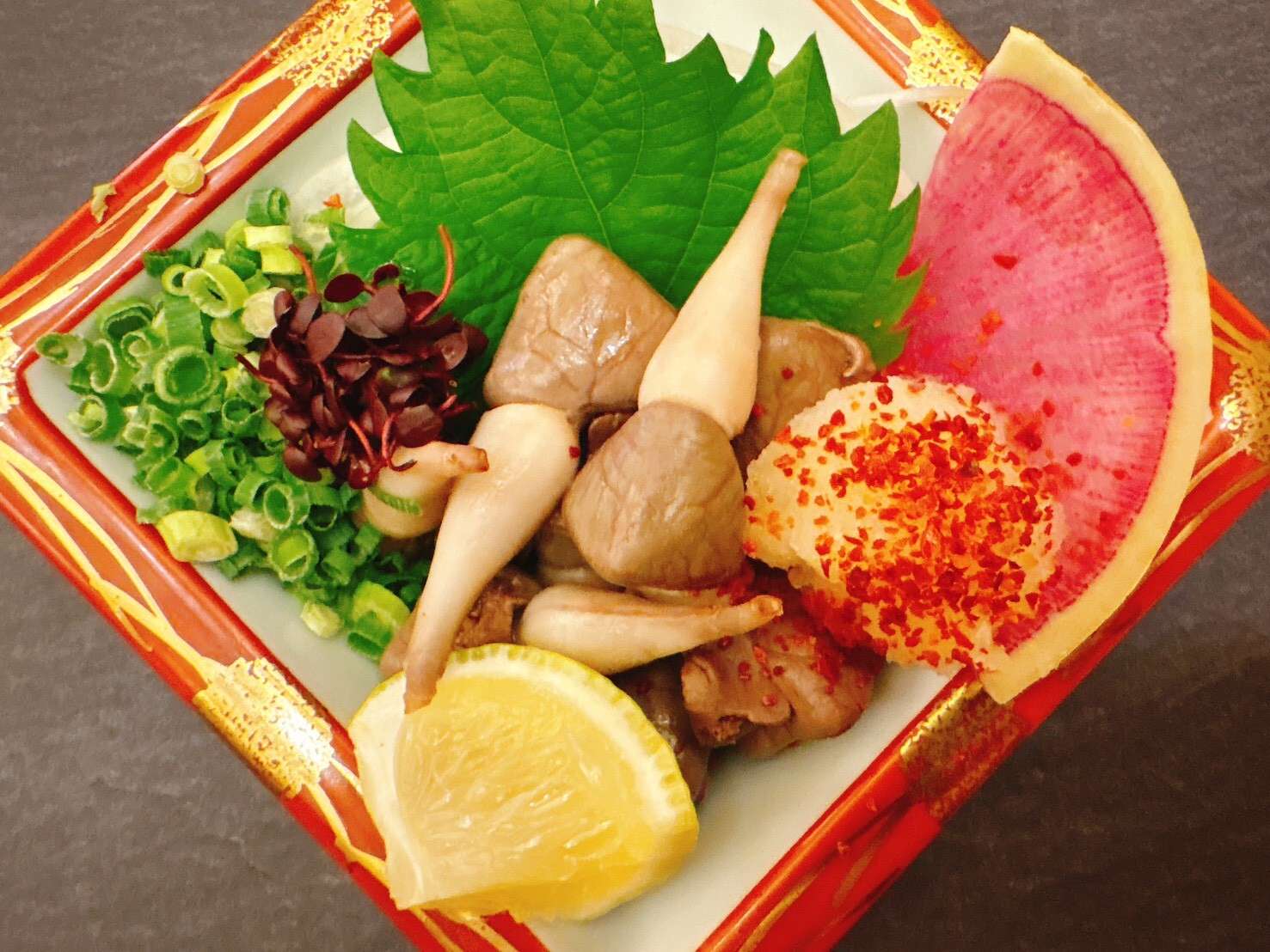 ぶりハツポン酢