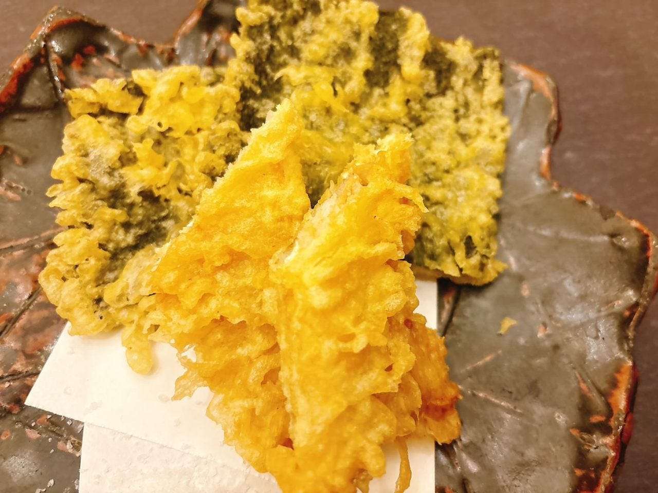 花魁カレイ明太天ぷら