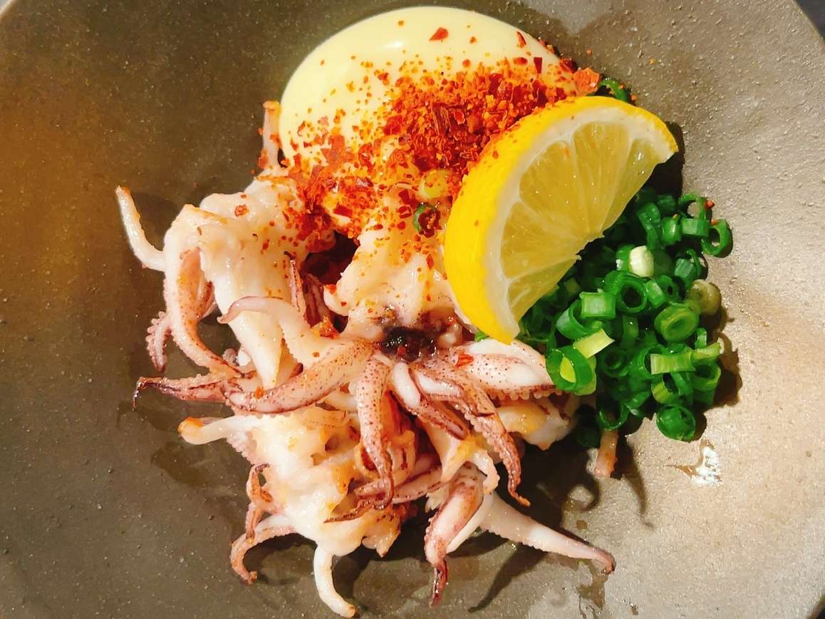 鹽烤魷魚腿