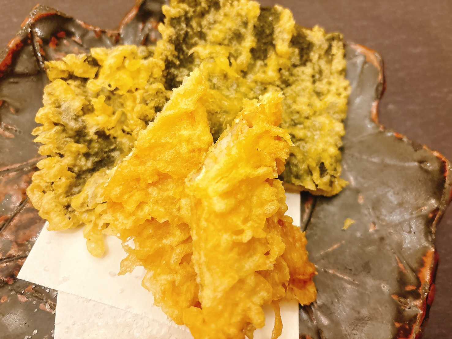 花魁（おいらん）かれい明太天ぷら