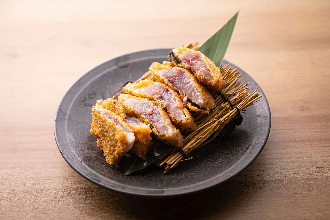 レア鯵フライ