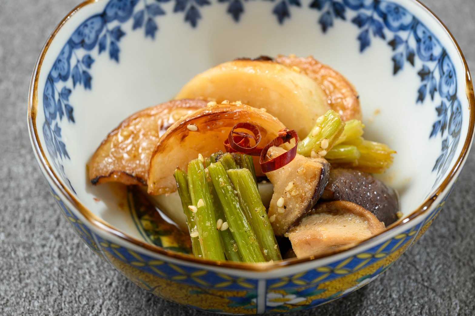 焼きかぶのナムル