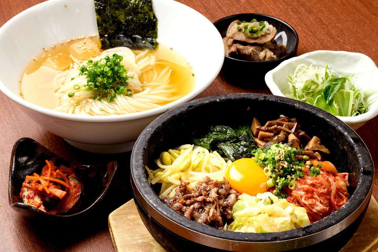 冷麺＆石焼ピビンパ