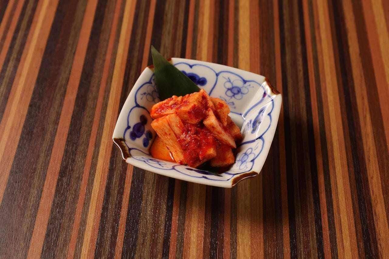 長いものキムチ