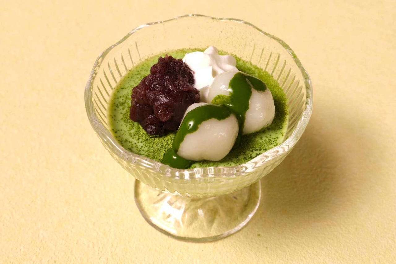 Matcha panna cotta