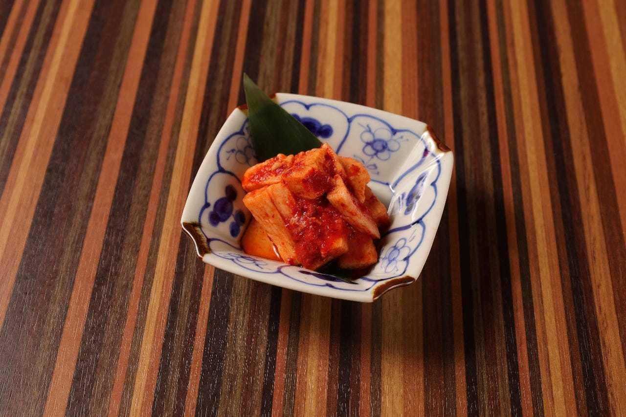 長いものキムチ