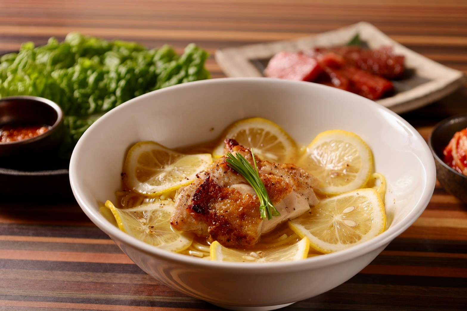 【夏季限定！】大山どりとレモンの冷麺ランチ