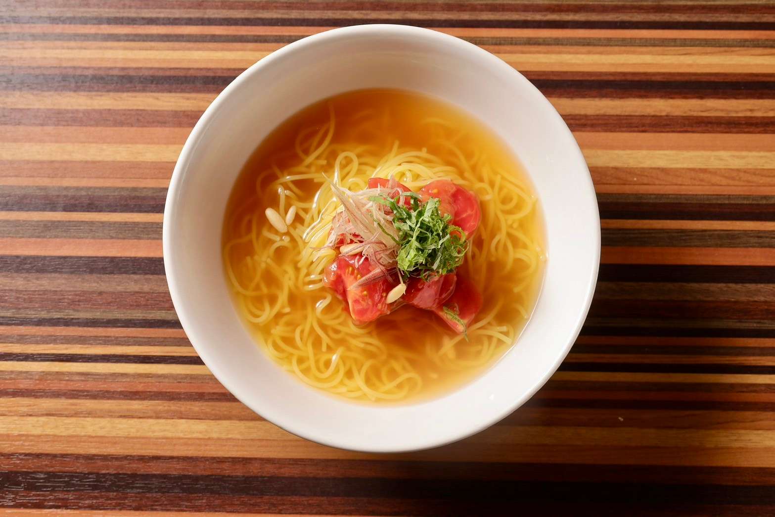 紀州南高梅とトマトの冷麺