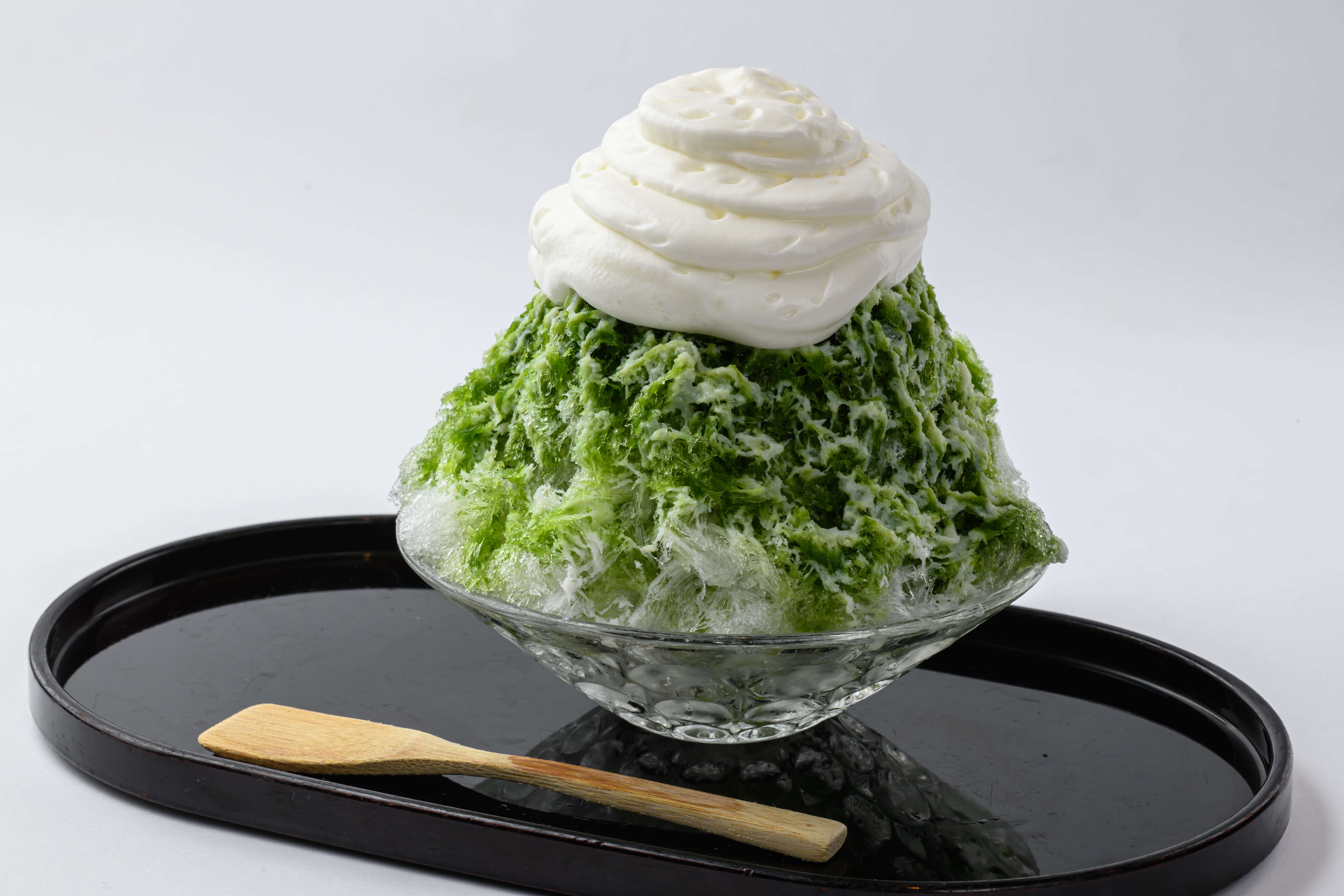 純水かき氷　大和茶みるく