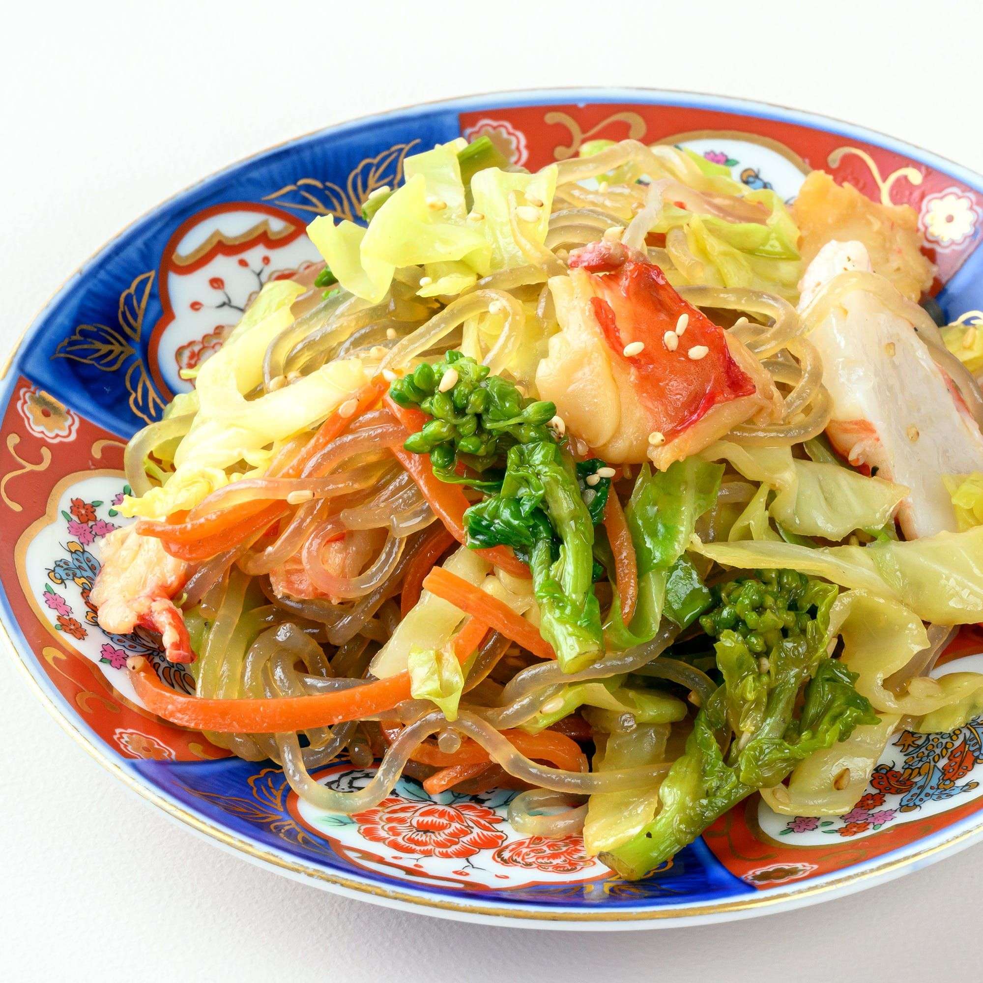 たっぷり春野菜の本格チャプチェ