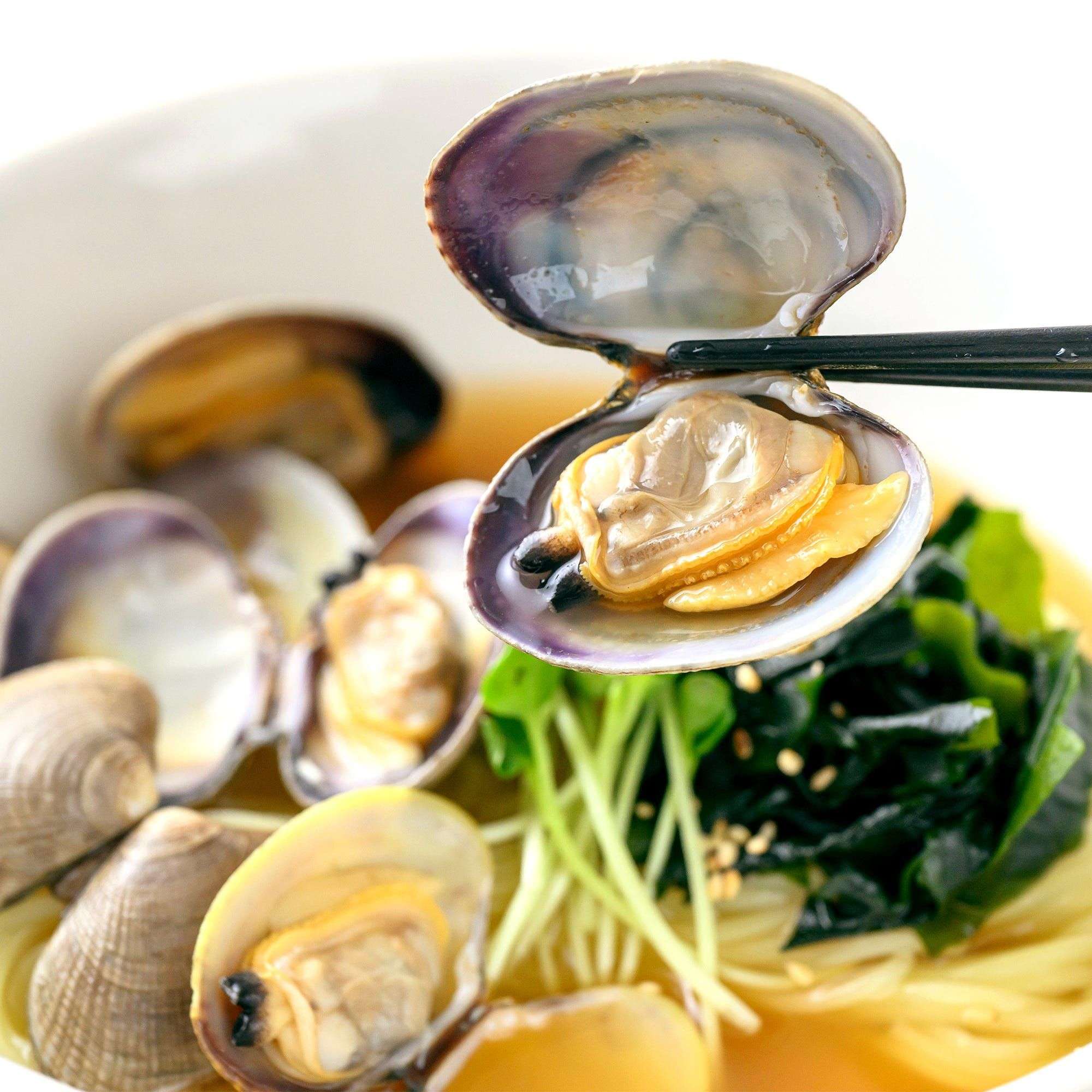 あさりとわかめの旨だし冷麺