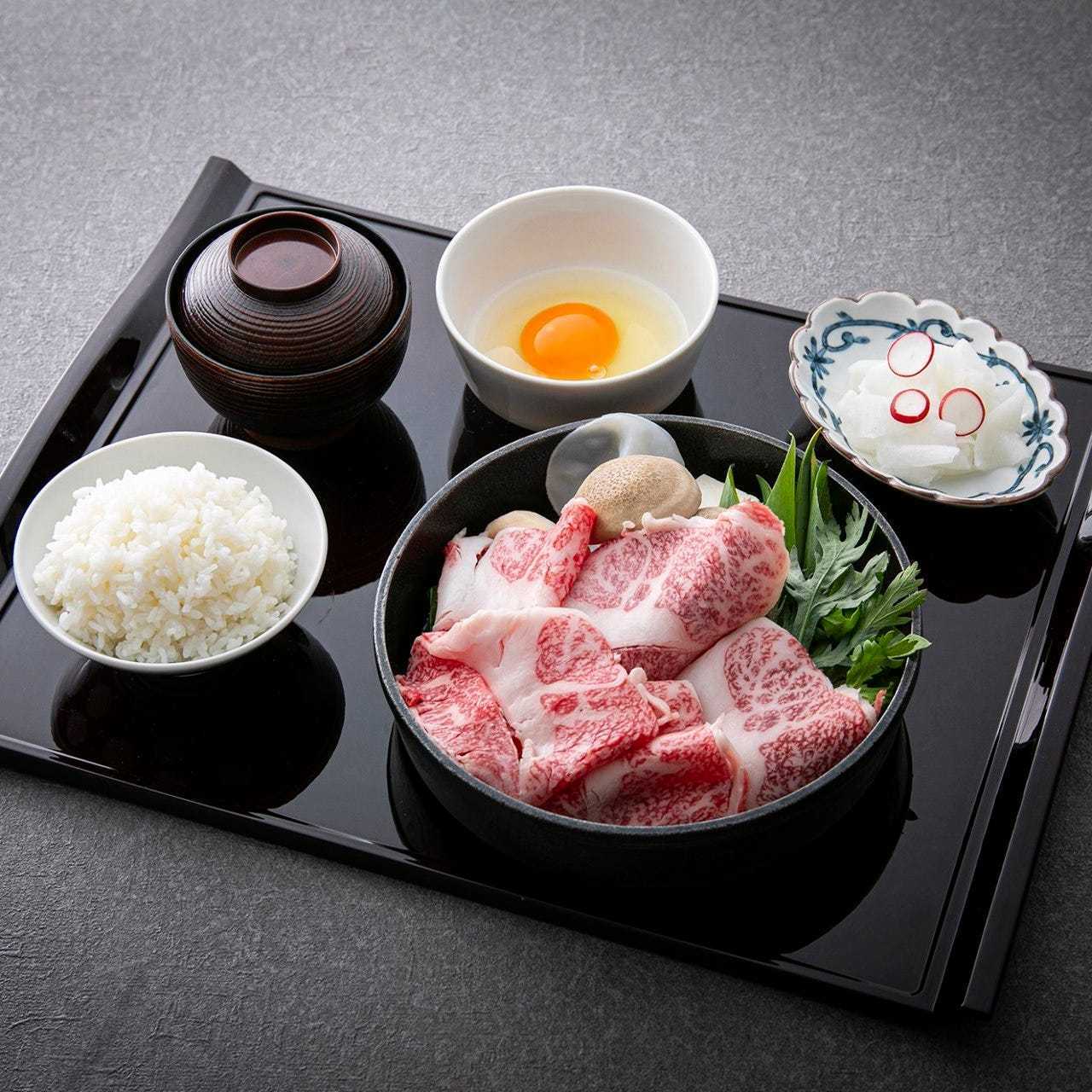 大和牛肉寿喜烧午餐（普通份量）