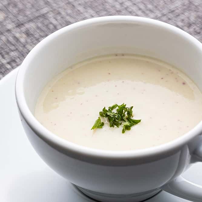 季節野菜のポタージュスープ