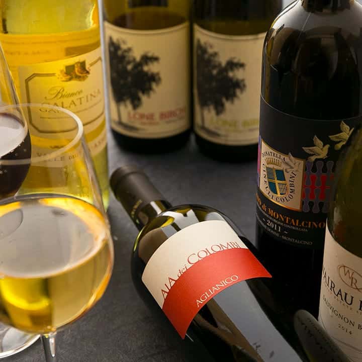 The wide selection of wines is also appealing.