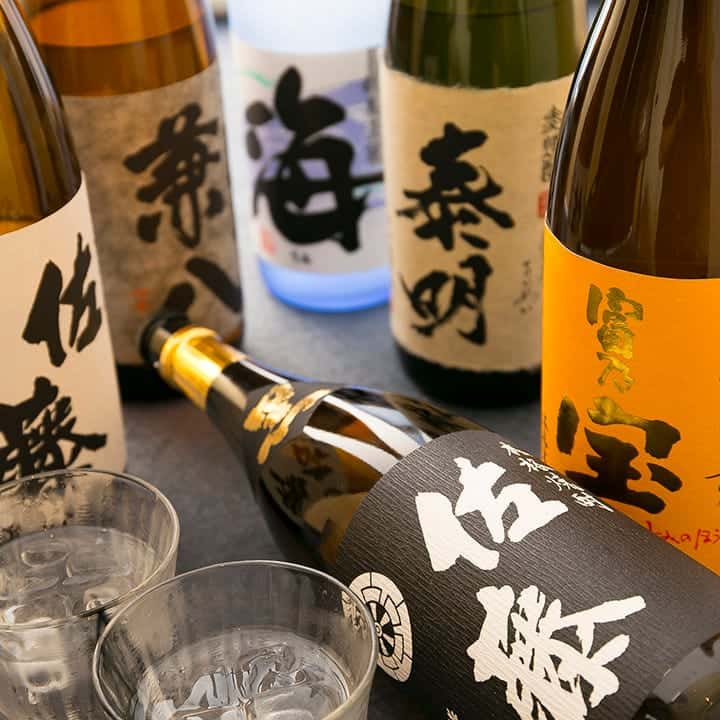 We also have a wide selection of authentic shochu