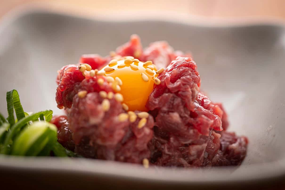 熊本県産　桜ユッケ
