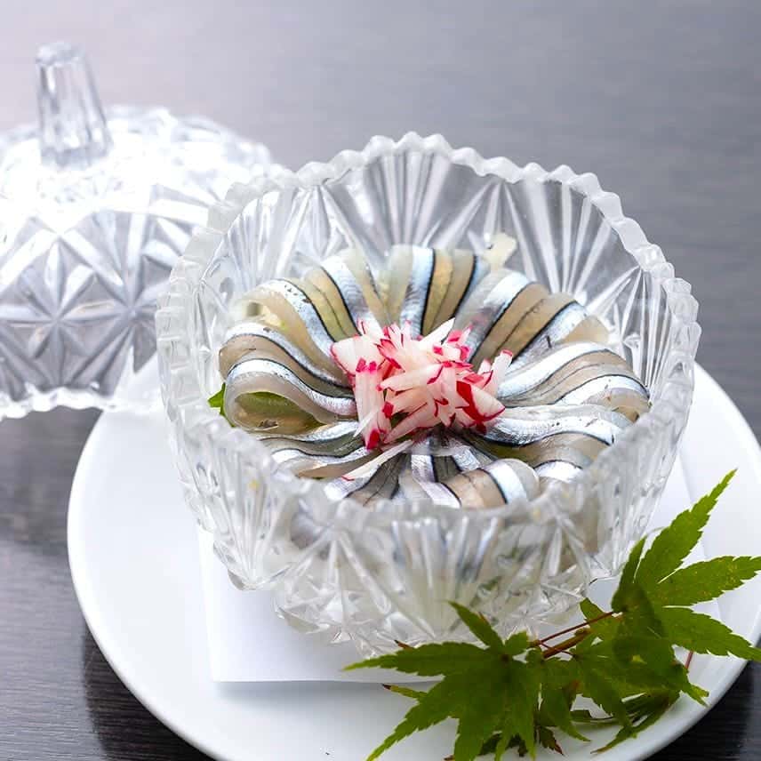 【薩】キビナゴお刺身 (辛子酢みそで)