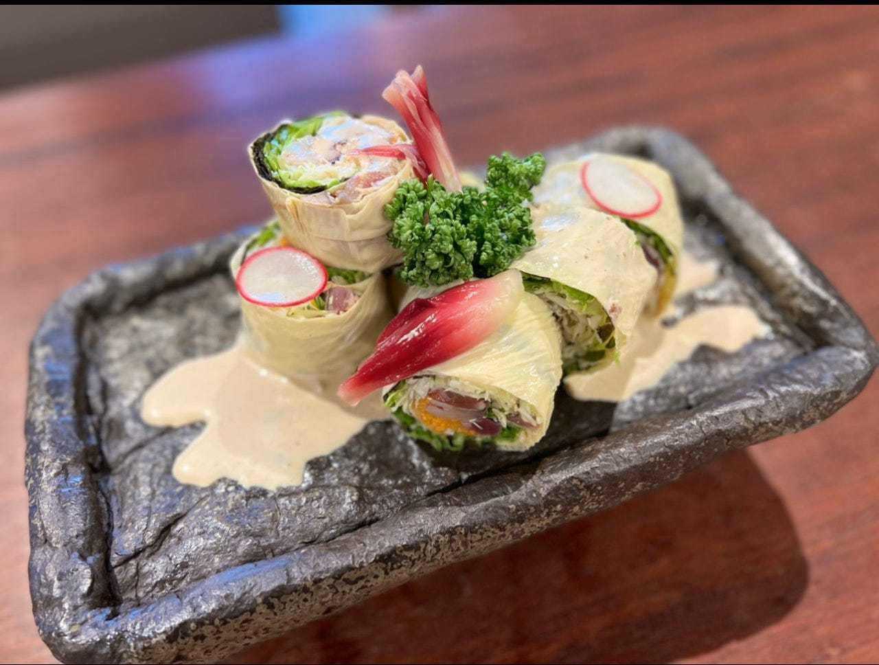 《鹿児島県産》生湯葉サラダロール巻き