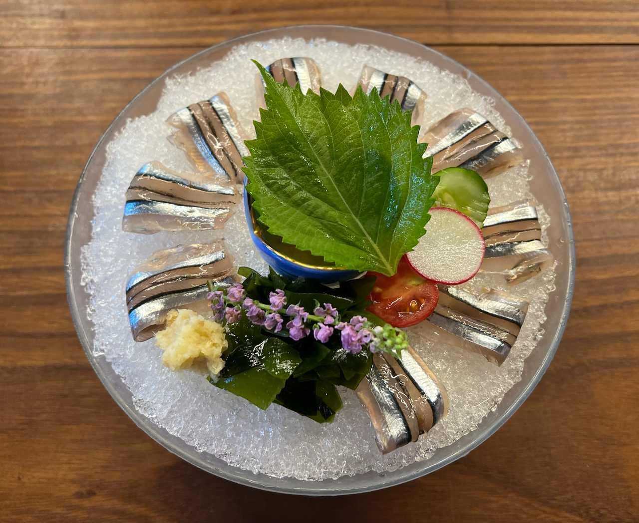 《薩摩川内 甑島》キビナゴ刺身