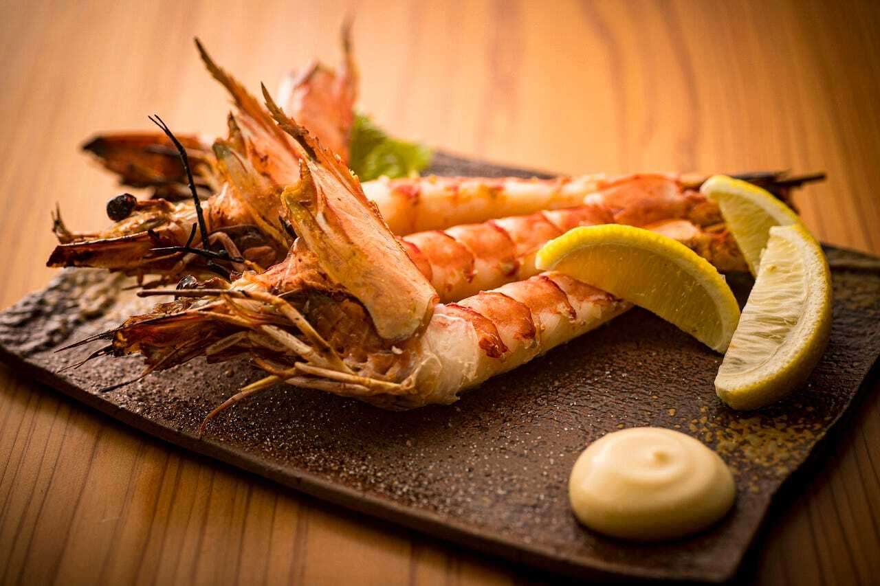 天然大海老の塩焼