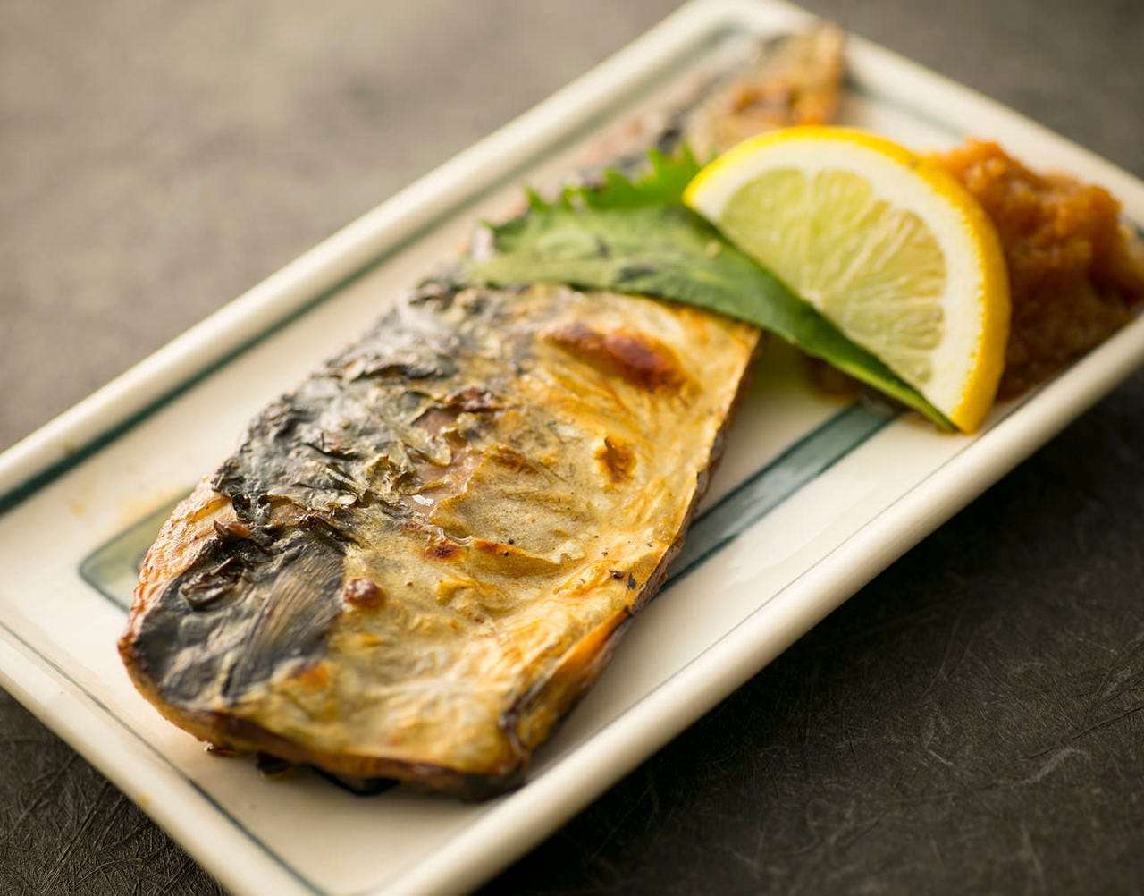 トロサバの塩焼き