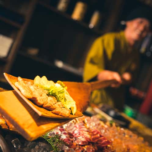 【2階】掘りごたつでゆったり♪炉ばたカウンター席