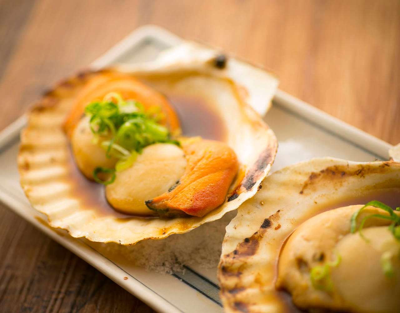 活・ホタテ貝バター焼