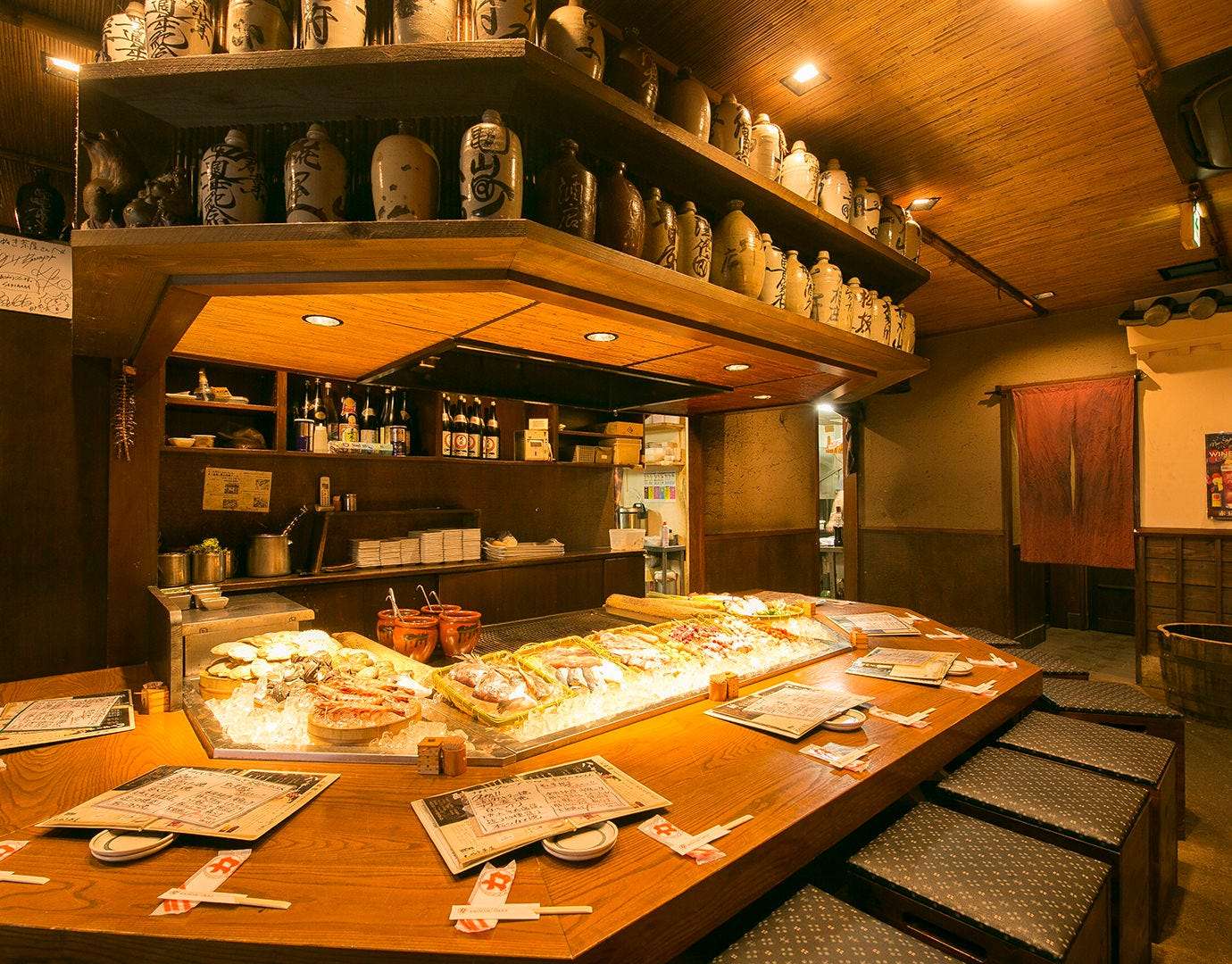 【1階】炉ばたカウンター席