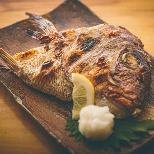 真鯛のかぶと焼