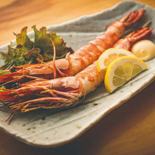 天然大海老塩焼